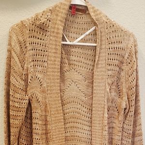 Tan brown cardigan